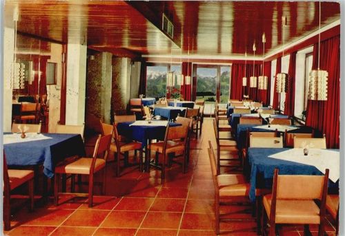 87672 W8959 Roßhaupten , Forggensee 1970 - Hotel Kaufmann Innenansicht