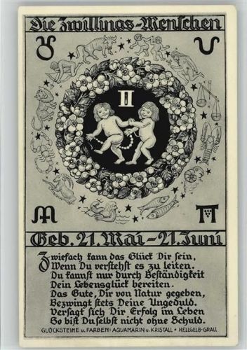 Sternkreiszeichen Zwilling Horoskop