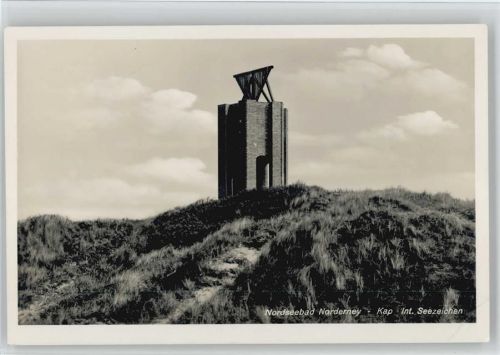 W2982 Norderney Kap Int. Seezeichen Foto AK Bauwerk
