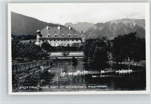 Imst Foto AK Hotel zur Post Heiss Alpiner Kunstverlag 74939