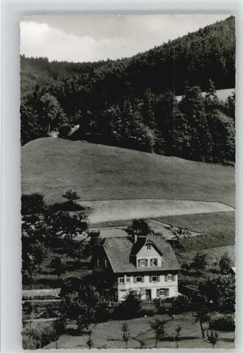75328 W7542 Schwarzenberg b Neuenbürg, Württ 1961 Foto AK Pension Waldblick