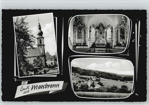 76571 W7560 Moosbronn - Kirche Innenaufnahme