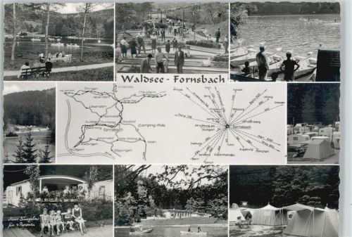 71540 W7157 Fornsbach , Württ - Mehrfachaufnahme Campingplatz
