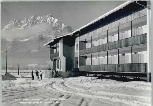6380 St. Johann 1958 - Hotel Garni Foto Ak
