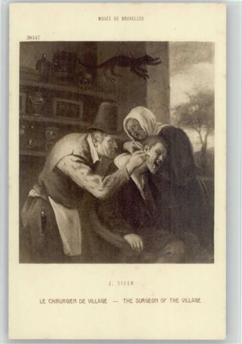 Der Chirurg auf dem Lande Künstler J. Steen Medizin 1925