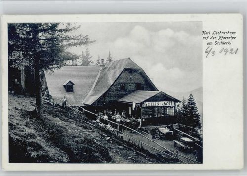 Karl Lechnerhaus Hüttenstempel Randgebirge östlich der Mur