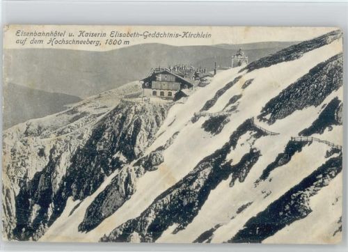 Eisanbahnhotel Kaiserin Elisabeth-Gedächtnis-Kirchlein Rax-Schneeberg-Gruppe