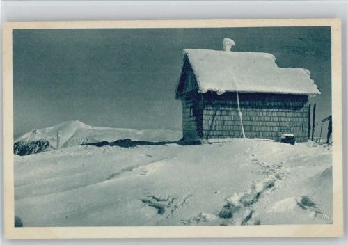 Raxgmoahütte Winter Rax-Schneeberg-Gruppe