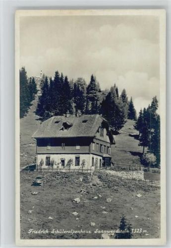 Friedrich Schüleralpenhaus Hüttenstempel Randgebirge östlich der Mur