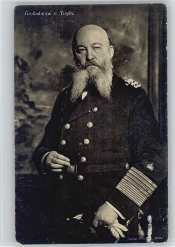 Grossadmiral Wohlfahrt Veteranen - Spenden AK Admiral