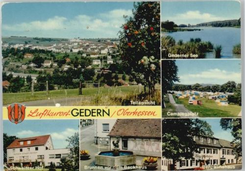 Gedern Gederner See Campingplatz Schweitzer Hof Brunnen Bergwirtshaus