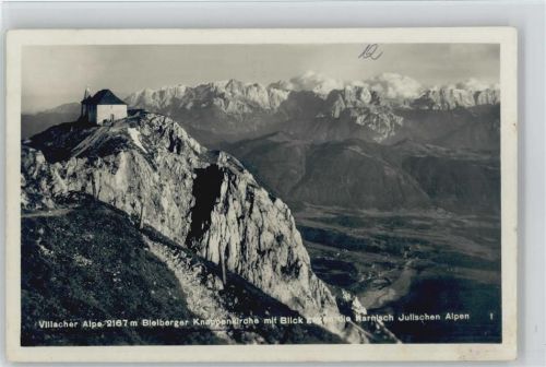 Villacher Alpe Bleiberger Knappenkirche Hüttenstempel