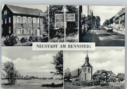 Neustadt FDGB-Erholungsheim Goldener Frosch Bahnhofstraße Kirche