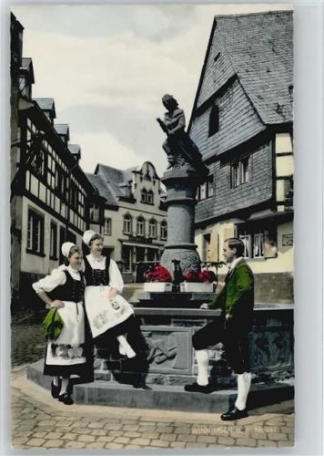 56333 W5406 Winningen , Mosel - Weinhexenbrunnen