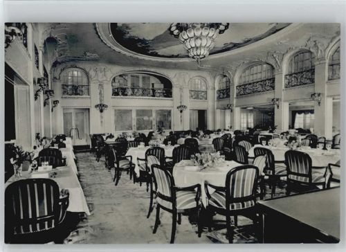 Schiff New York - Speisesaal - Hamburg-Amerika Linie