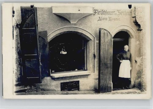 Fleischhauer Foto AK Alois Henner Kaufhaus