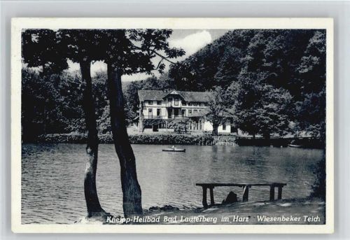W3422 Bad Lauterberg im Harz Hotel Wiesenbeker Teich Kneipp Heilbad Kur