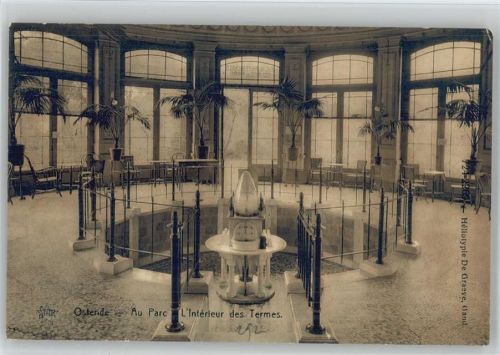 Ostende - Thermen Halle ca 1920 AK Kur