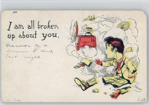 I am all broken up about you - 1905 AK Makaber