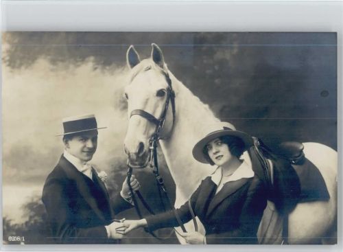 Foto AK Serie 6258-1 Reiten