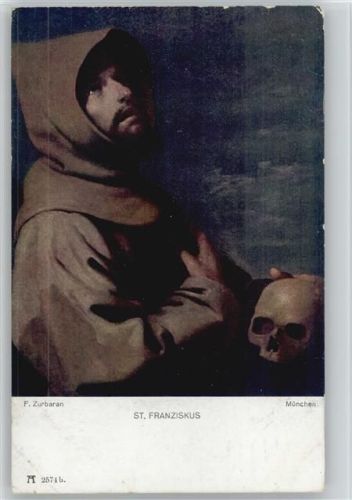 St. Franziskus mit Totenschädel - Christliches - Skelett