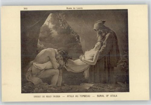 Burial of Atala - Tod - Roman von Chateaubriand - Tod