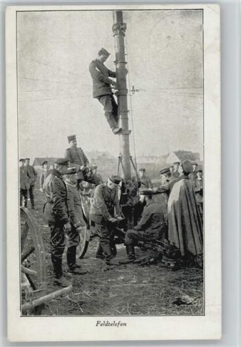 Feldtelefon - Militär - Funker - 1916 AK