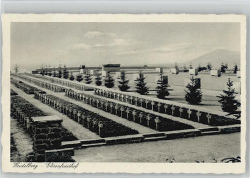 Heidelberg Ehrenfriedhof ca 1940 AK