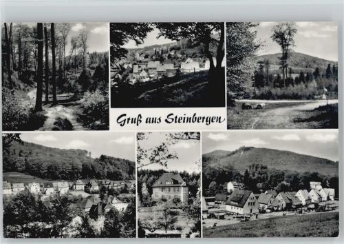 31737 W3262 Steinbergen , Wesergeb - ca 1960 AK Siedlung