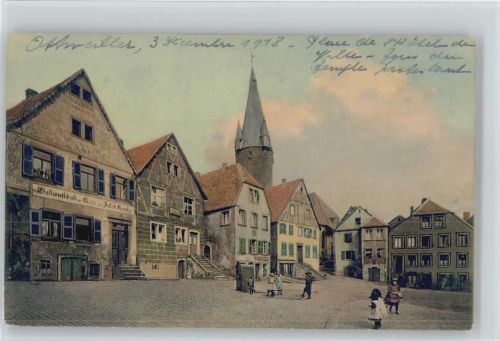 66564 W6682 Ottweiler - Rathausplatz Gastwirtschaft zur Rose