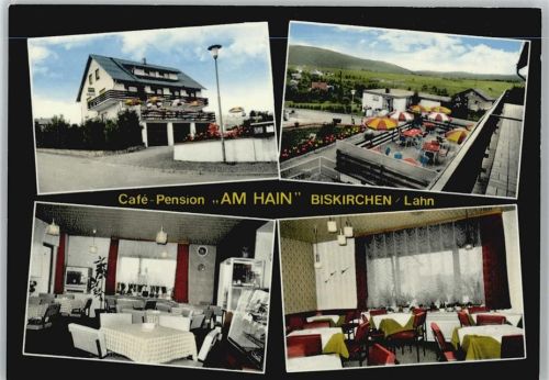 35638 W6337 Biskirchen , Kr Wetzlar - Cafe Pension am Hain Innenaufnahmen