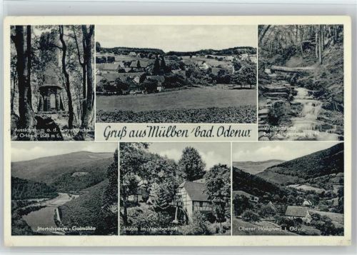 Mülben Aussichtsturm Wolfsschlucht Ittertalsperre Mühle Oberer Höllgrund