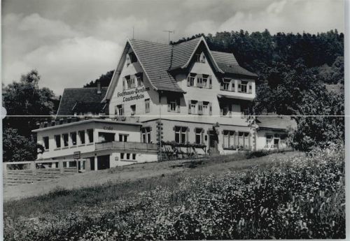 76593 W7562 Lautenbach , Murgtal - Gasthof Pension Lautenfelsen