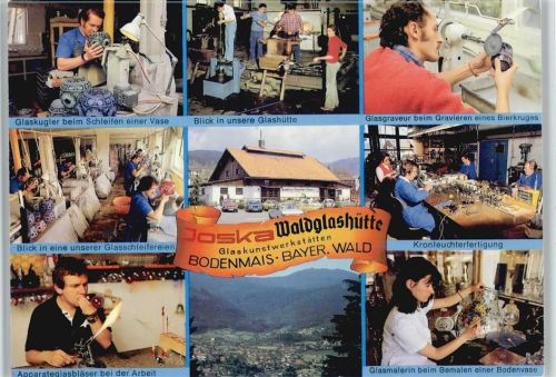 Glaskunst - im Bayr. Wald - Blasen - Formen - Verzieren - Malen - Schleifen Nr. 335