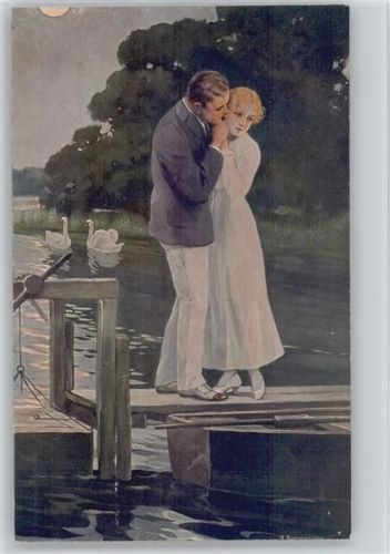Verlag Wolff K 1100 - Geständnis - Liebe Poesie Borrmeister, R. Künstlerkarte