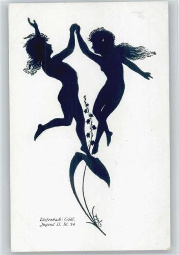 Scherenschnitt- Jugend II. Blatt 34 -
