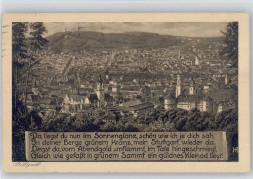 W7000 Stuttgart Panorama Böttcher, H. 1926