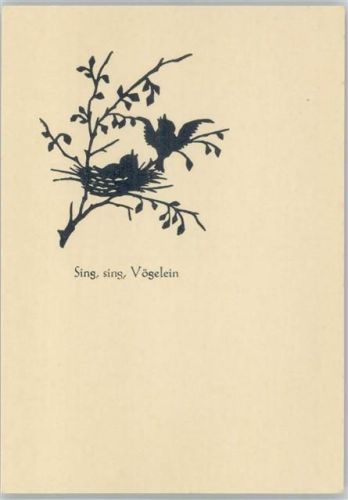 Vögel - Nr. 54/Fi Christkönigswerk vom weißen Kreuz Meidinger, J.