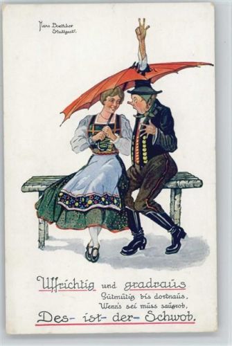 Nr. 211 - Trachten Regenschirm