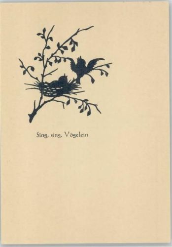 Vögel - Nr. 54/Fi Christkönigsgesellschaft vom Weißen Kreuz Meidinger, J.
