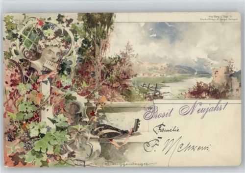 Serie "Aus Berg und Tal Nr. 5 Verlag Seeger - Weingott - Wein - Guggenberger, T. Künstlerkarte