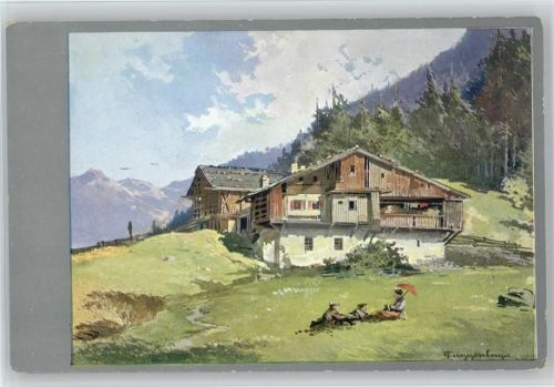 Serie 1278 - Bauernhaus Guggenberger, T. Künstlerkarte