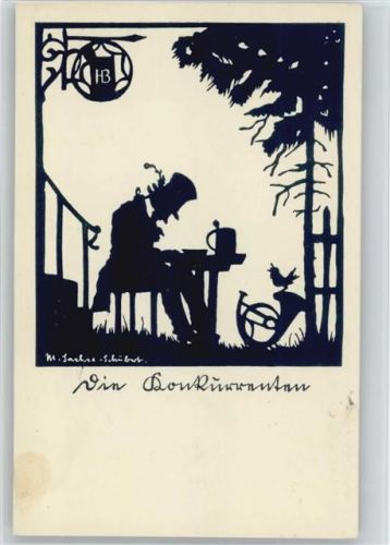 Die Konkurenten - Musiker und Vogel Sachse-Schubert, M. Künstlerkarte