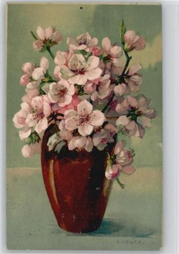 Verlag G.O.M. Nr. 1801 - Blumenvase . 1916 AK