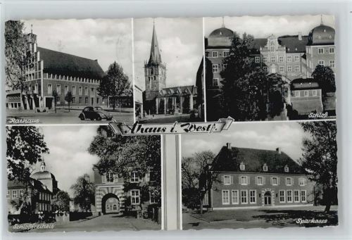 48683 W4422 Ahaus - Rathaus Schloßfreiheit Sparkasse Schloß