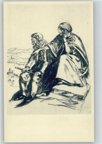 Nr. 196 - Sign Albert Wehi "Die Alten" Typen