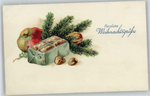 Weihnachten - Printen, Nuss, Äpfel Lebkuchen
