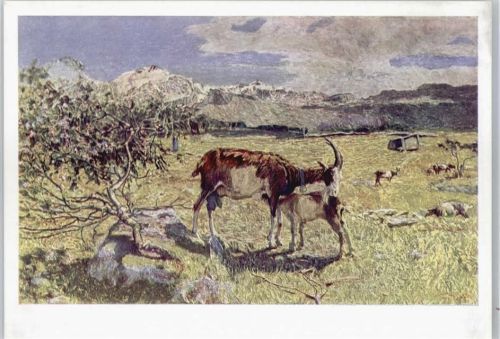 Maienalp - Ziegen - Segantini, G.