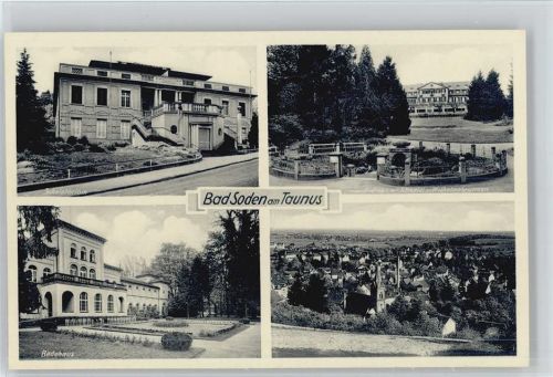 W6232 Bad Soden am Taunus Badehaus Kurhaus mit Schwefel Inhalatorium - Kur