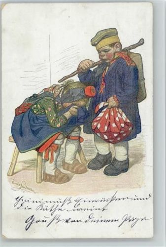 Verlag Bäcker Künstler AK Nr. 7 - Kinder in Uniform WK I Beithan, E.